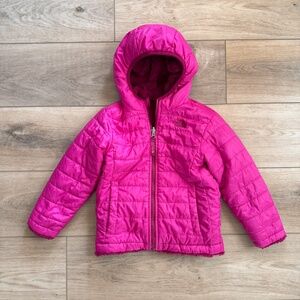 NORTH FACE GIRLS MOSSBUD SWIRL PINK COAT SIZE 4T